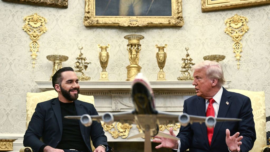 El Salvador's president said during an Oval Office meeting with President Trump that he has "no power" to bring Abrego Garcia back to the U.S.